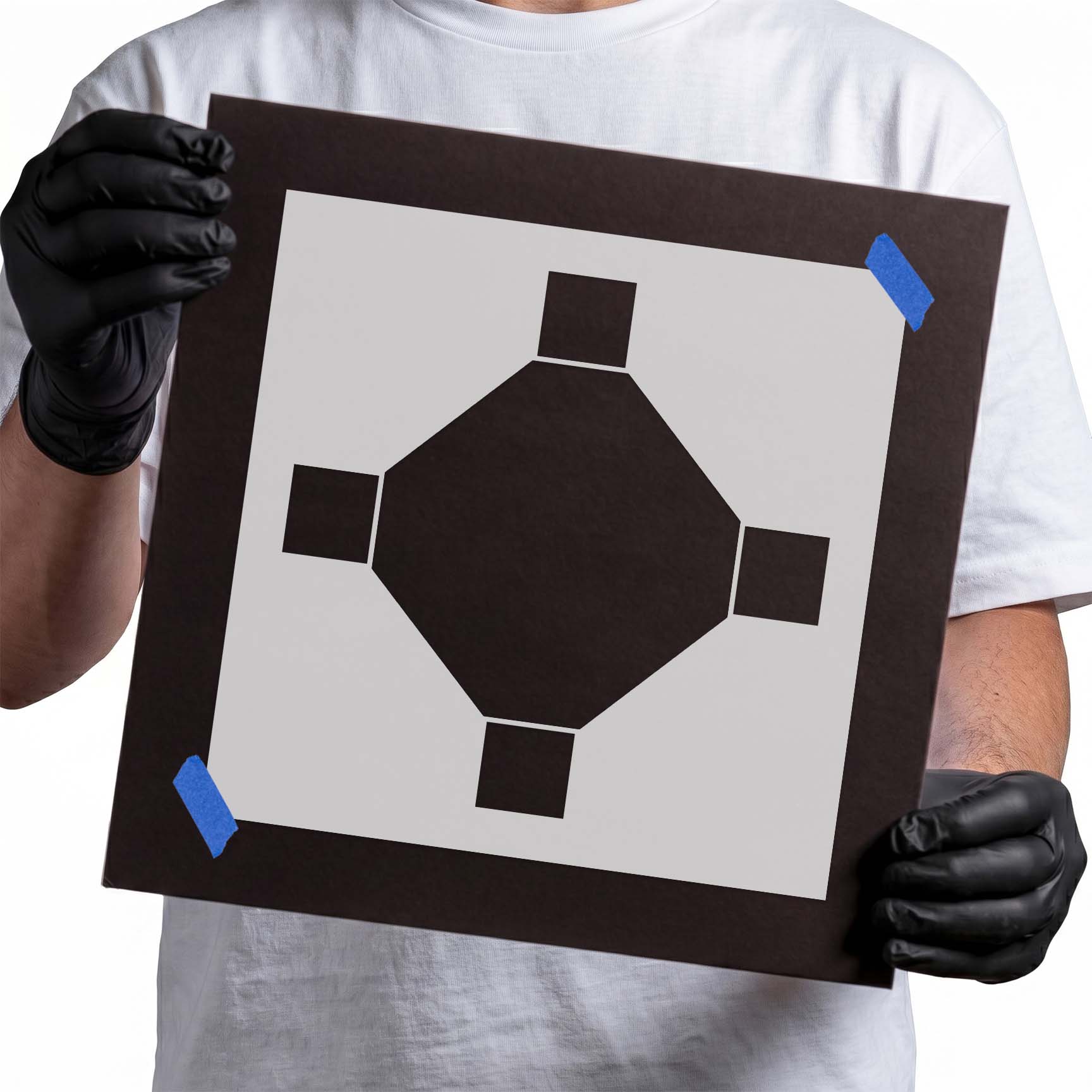 Octogon Tile Stencil