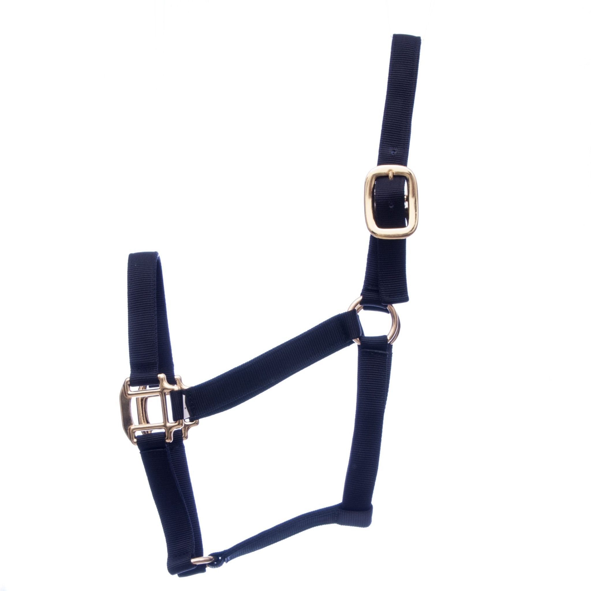 Jeffers Premium Nylon Weanling & Yearling Horse Halters, 3-Ply, 1"