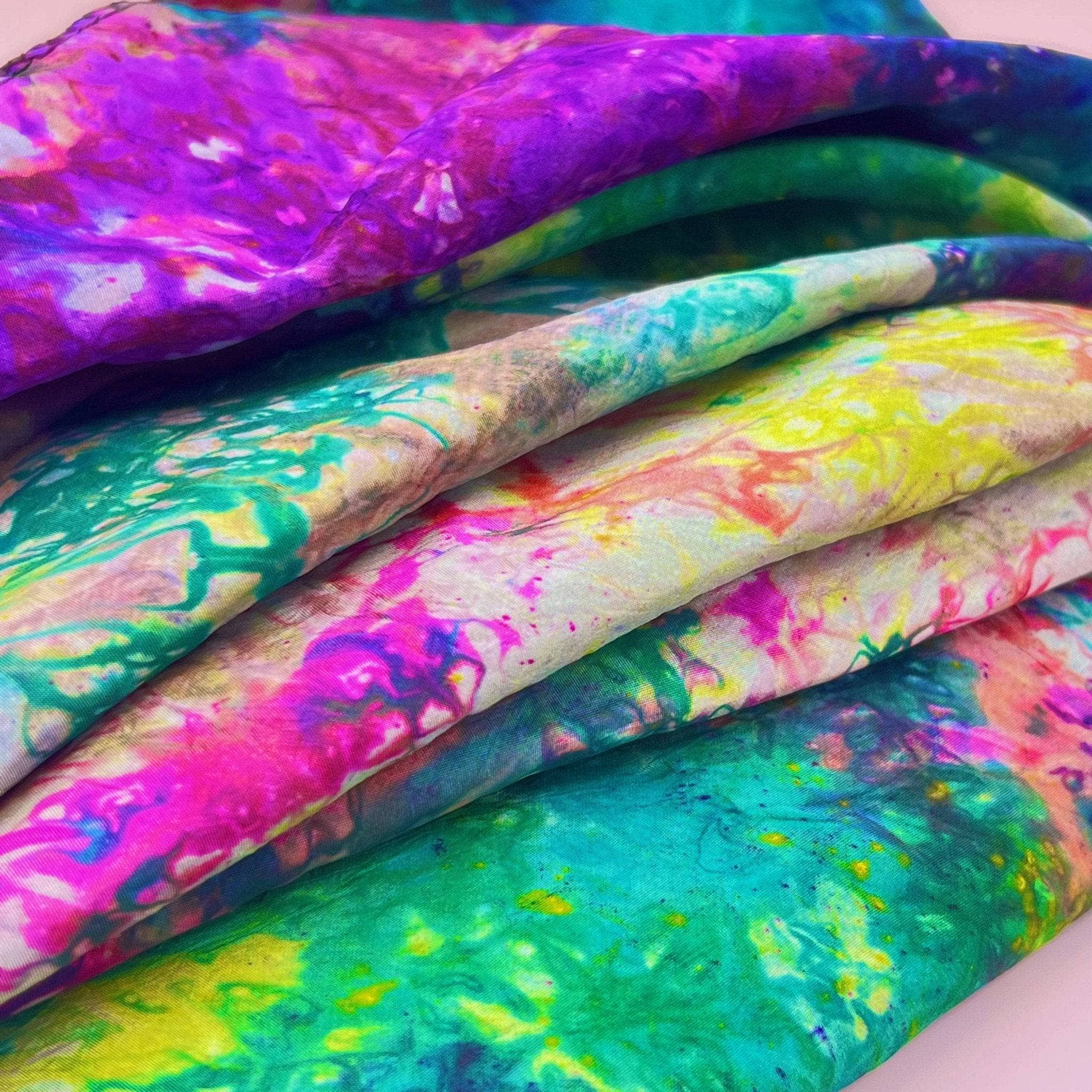 Colorful Sari Scrap Bundle – Handpicked Fabric Pieces for Crafting, Mending & Journaling