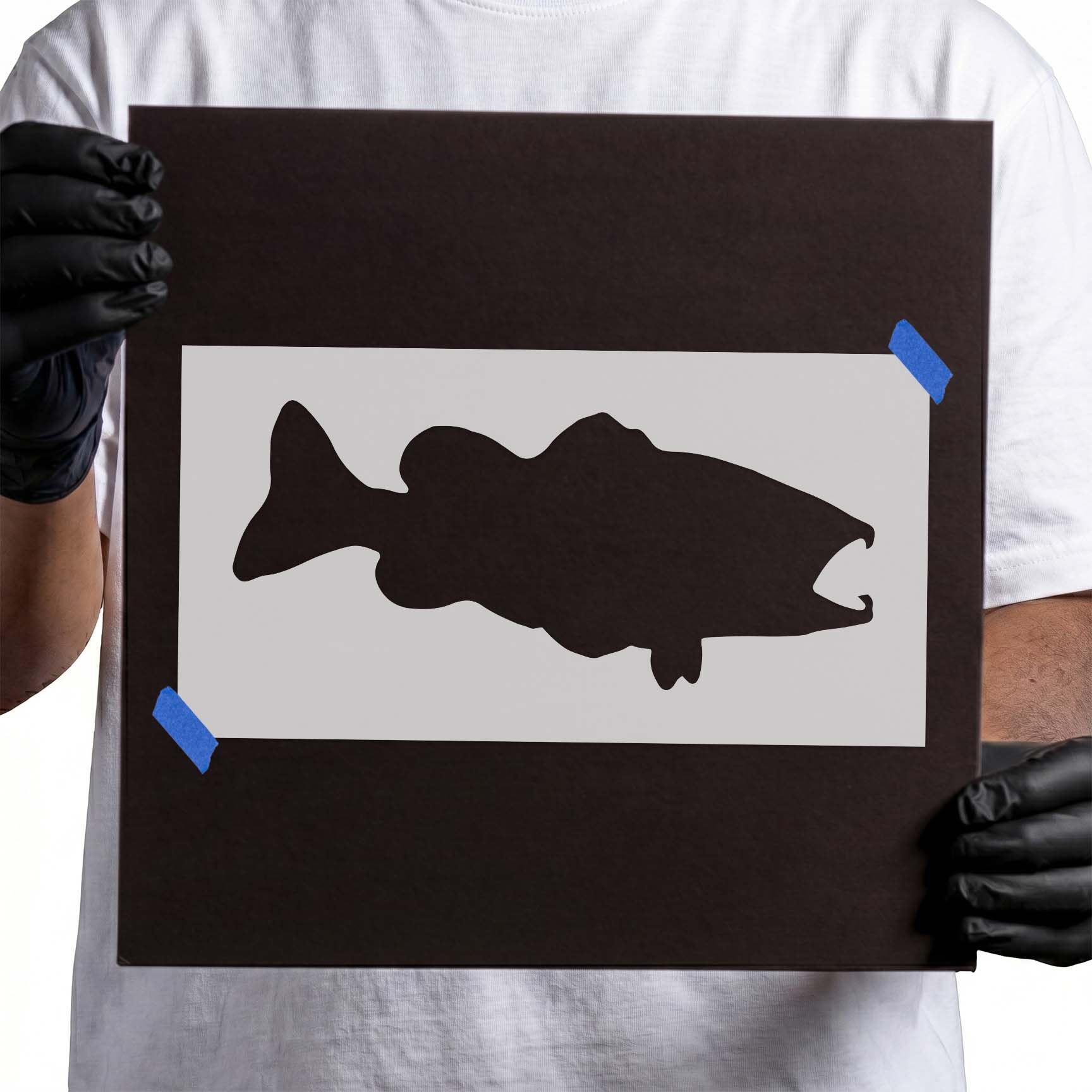 Salmon Stencil