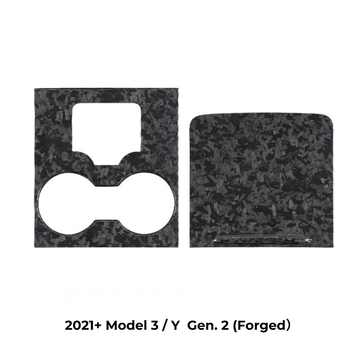 Tesla Model 3 / Y Center Console Wrap Cover (Gen. 1 & 2 & 3) - Carbon Fiber Interior Mods