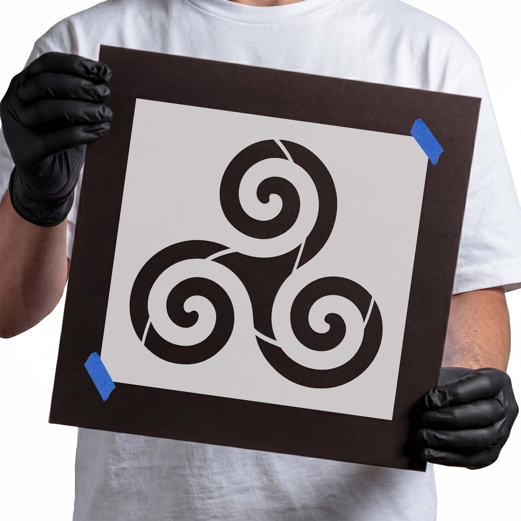 Triskelion Stencil