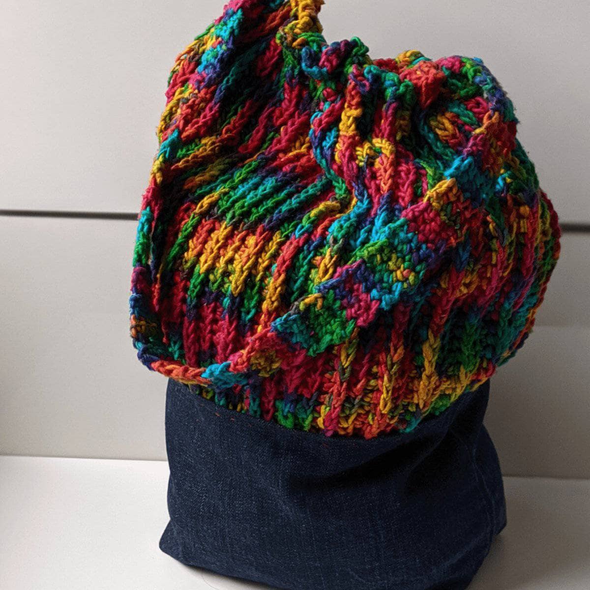 Upcycled Denim Bag Crochet Kit