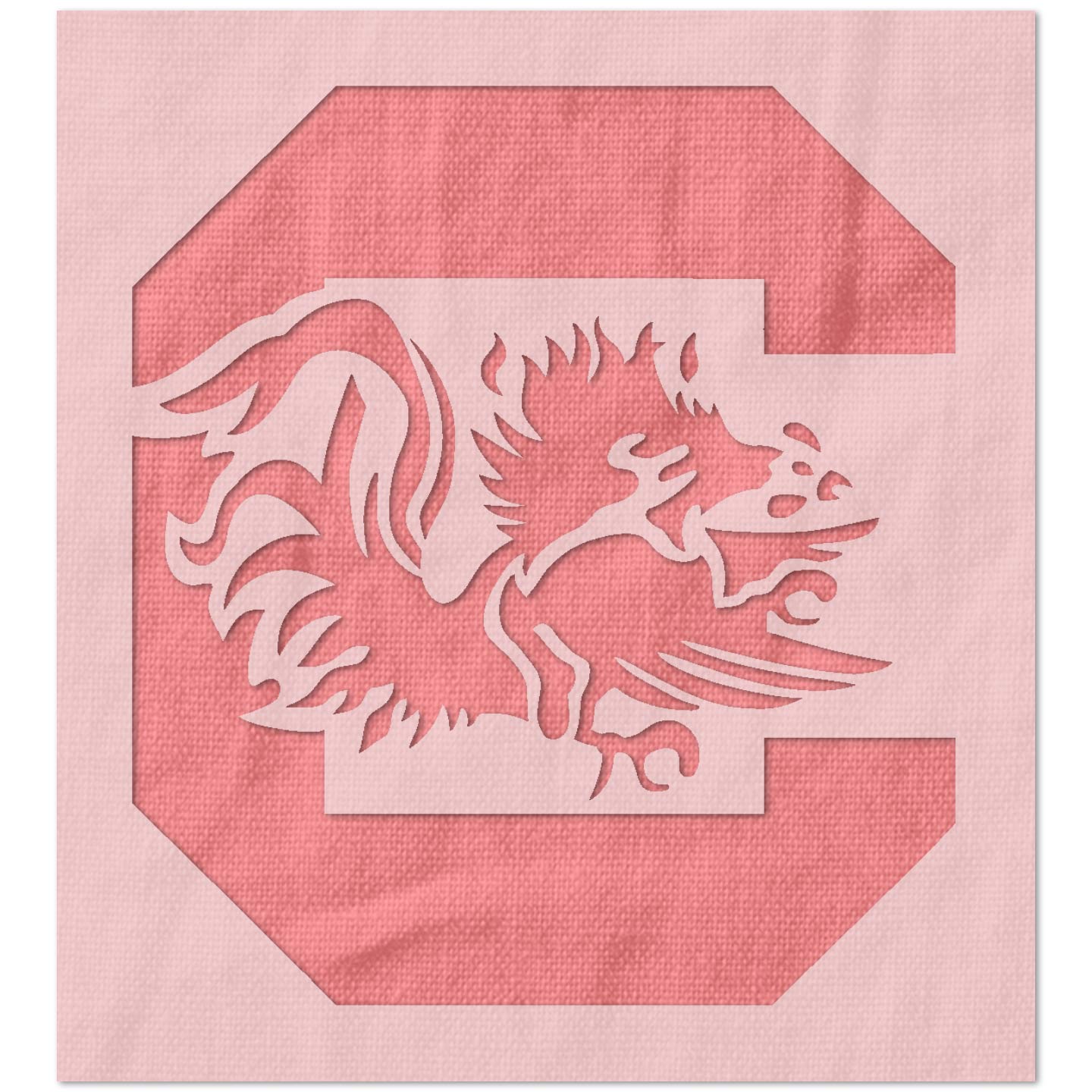 South Carolina Gamecocks Logo Stencil