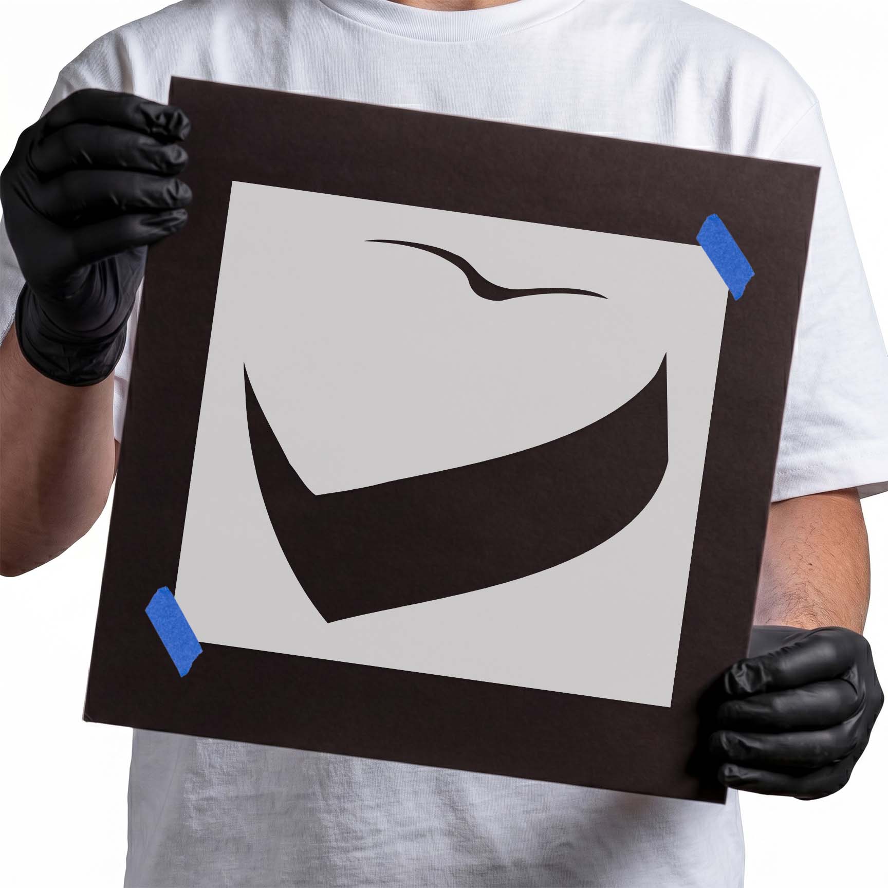 3D Heart Stencil