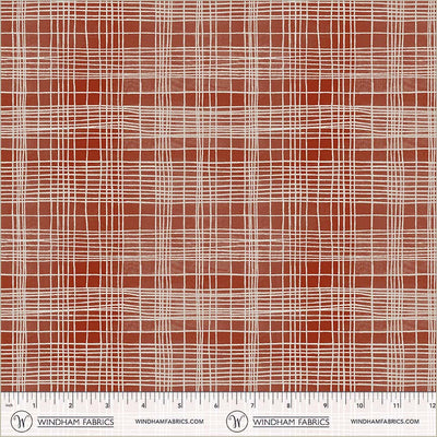 String Theory Plaid Lacquer Cotton 43/44 Fabric Per Yard