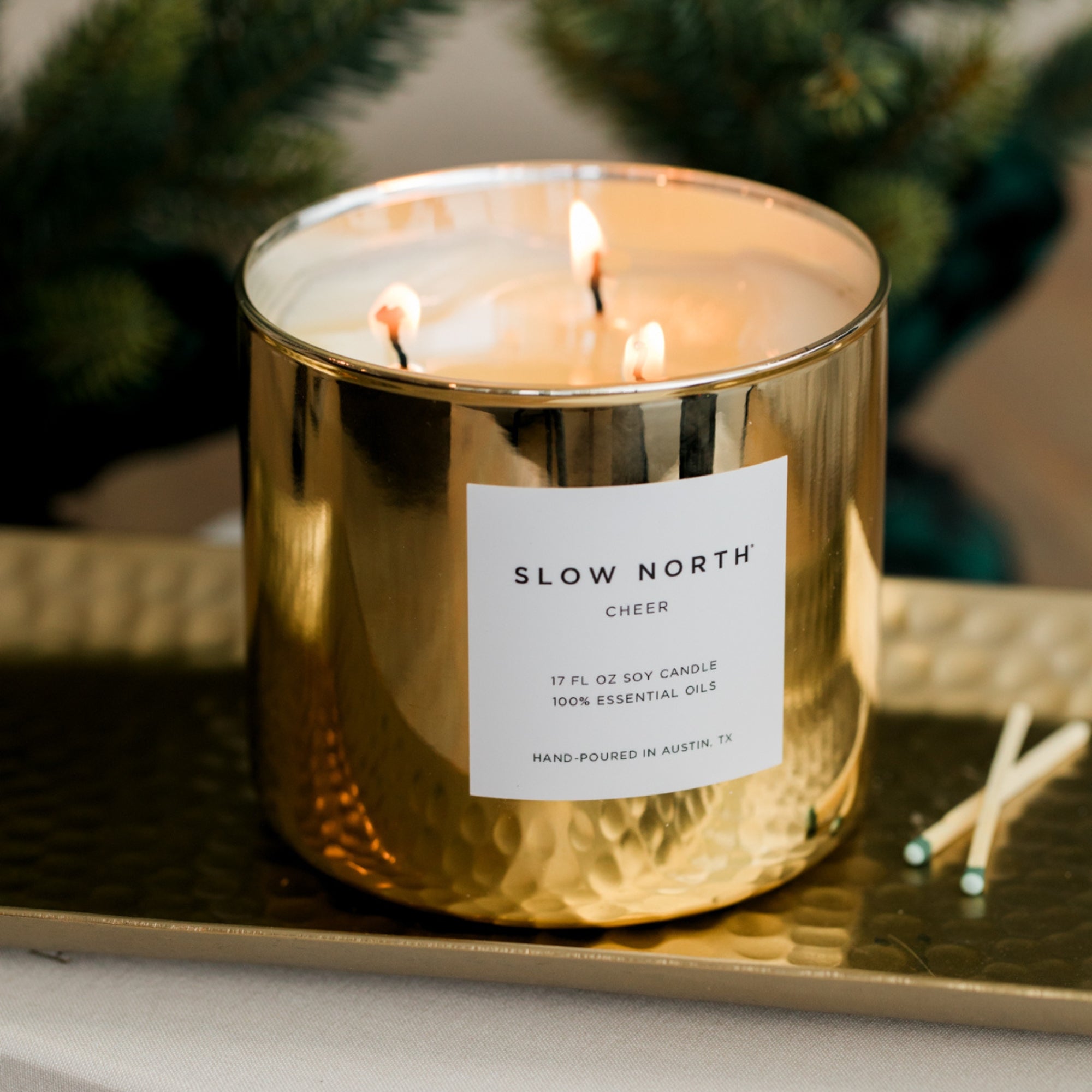 Cheer - Signature 3-Wick Candle (Seasonal)