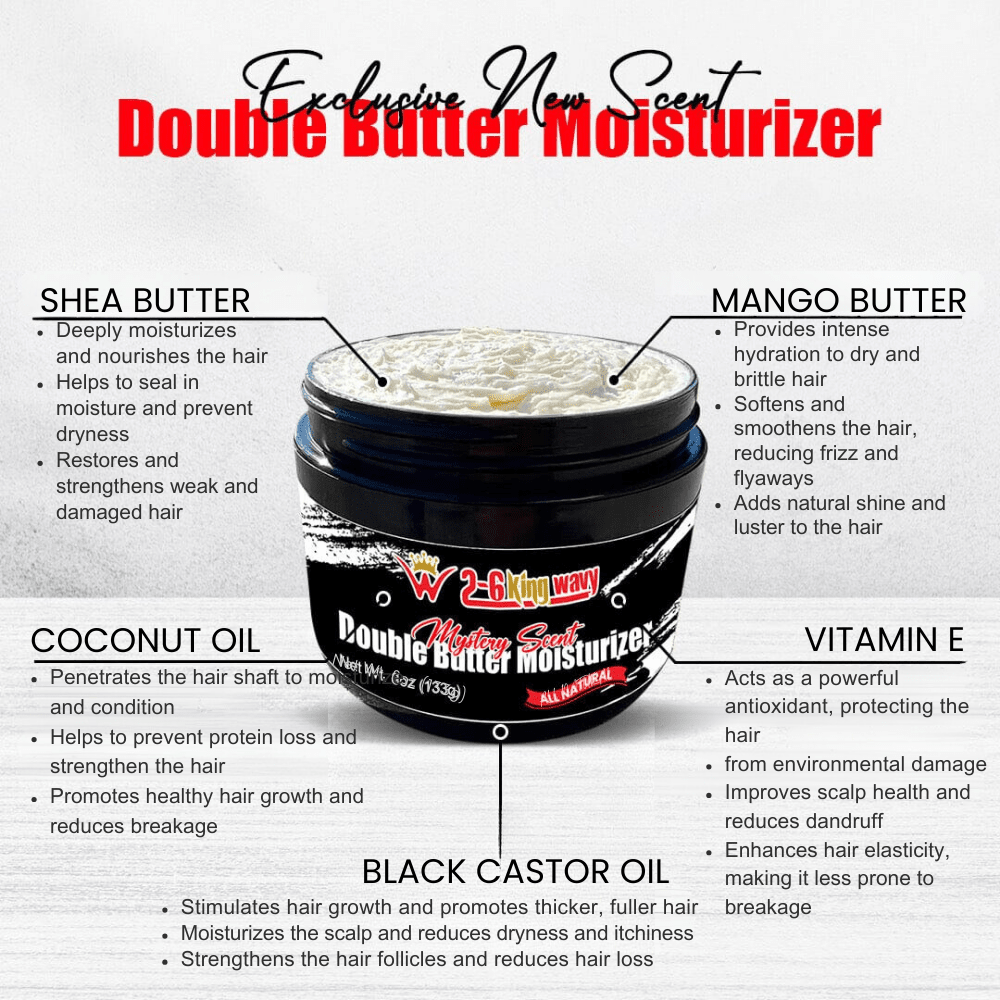 Double Butter Hair Moisturizer for Dry, Coarse Hair