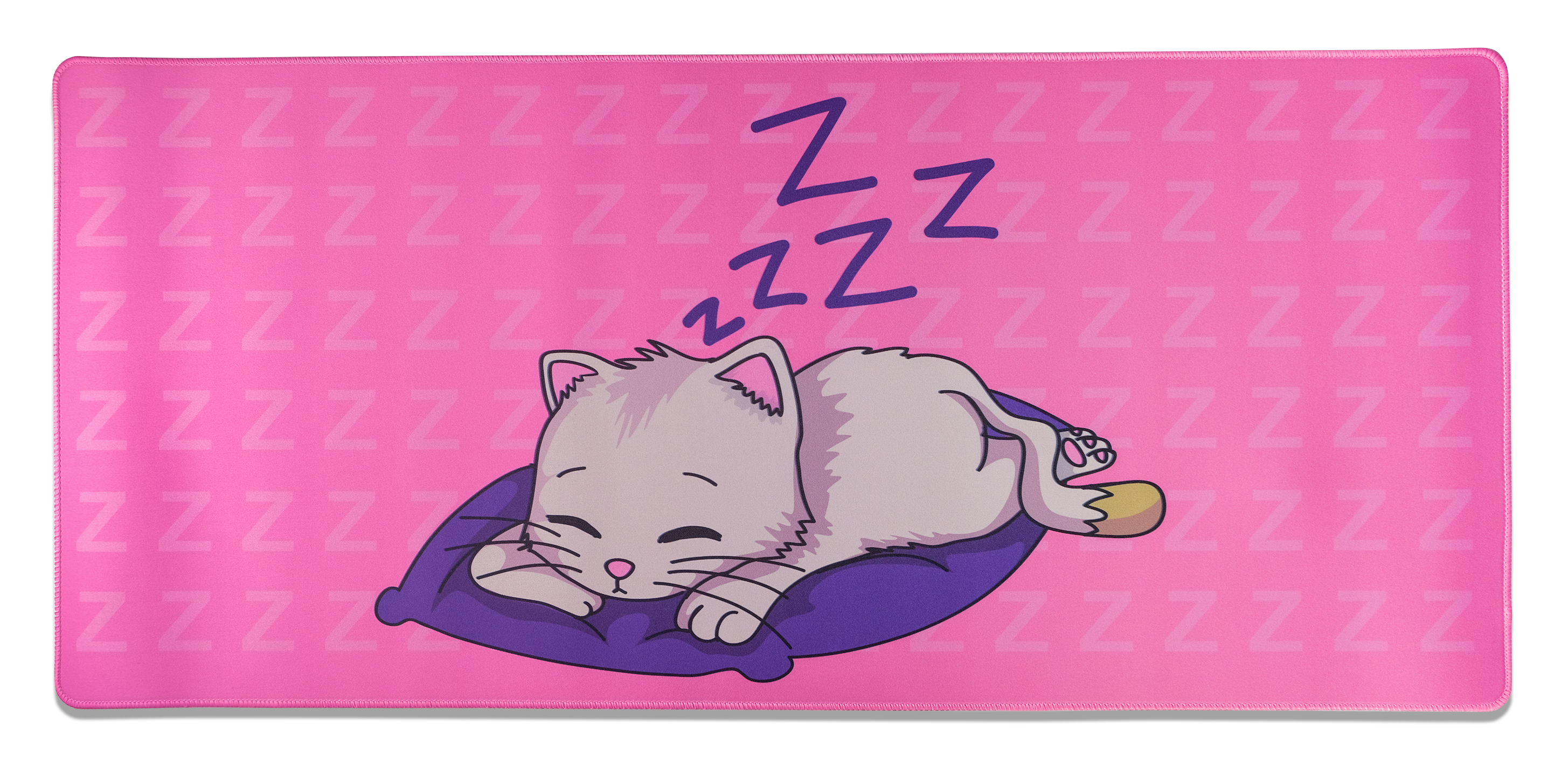 Sleeping Kitty Desk Mat