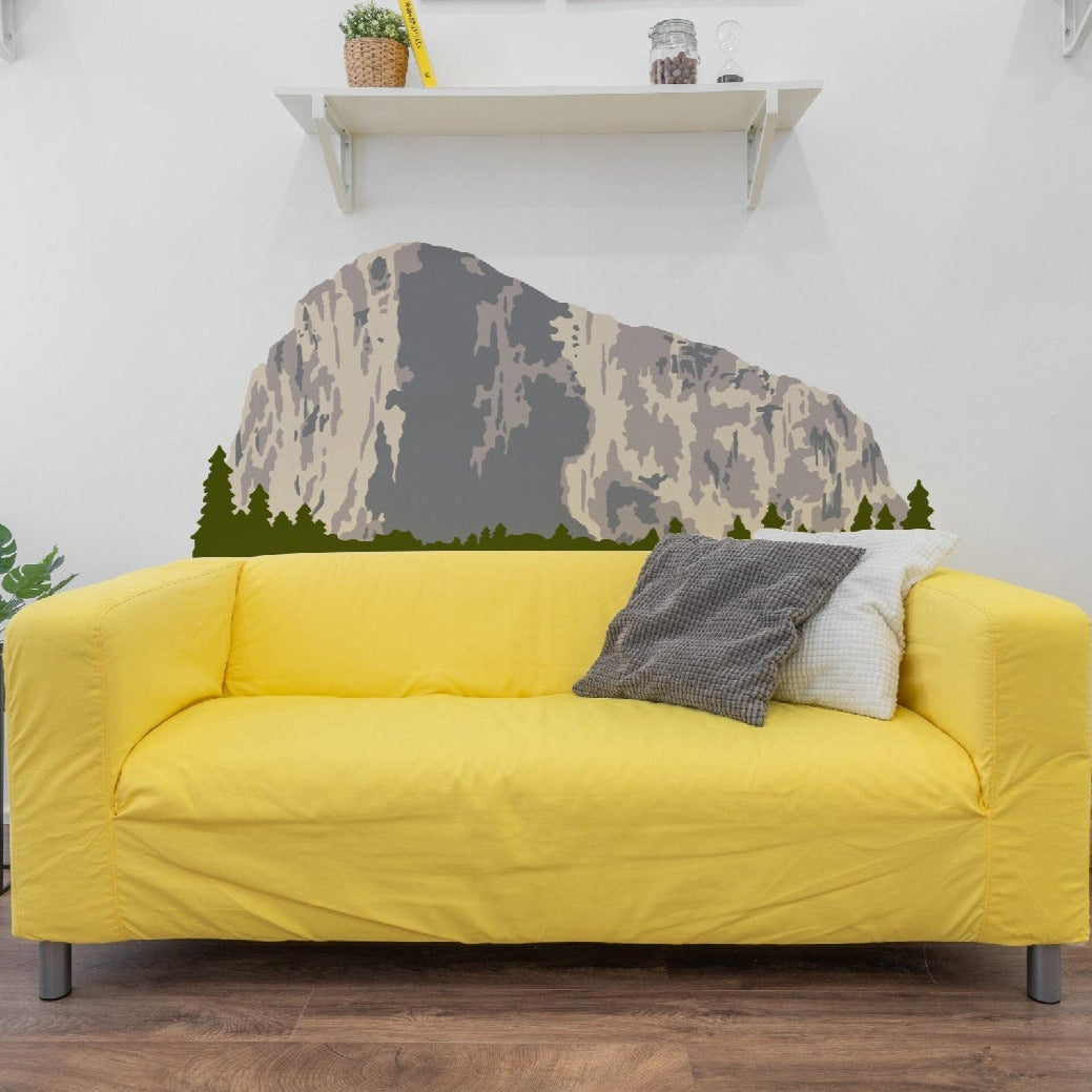 El Capitan Yosemite Wall Mural Stencil Set