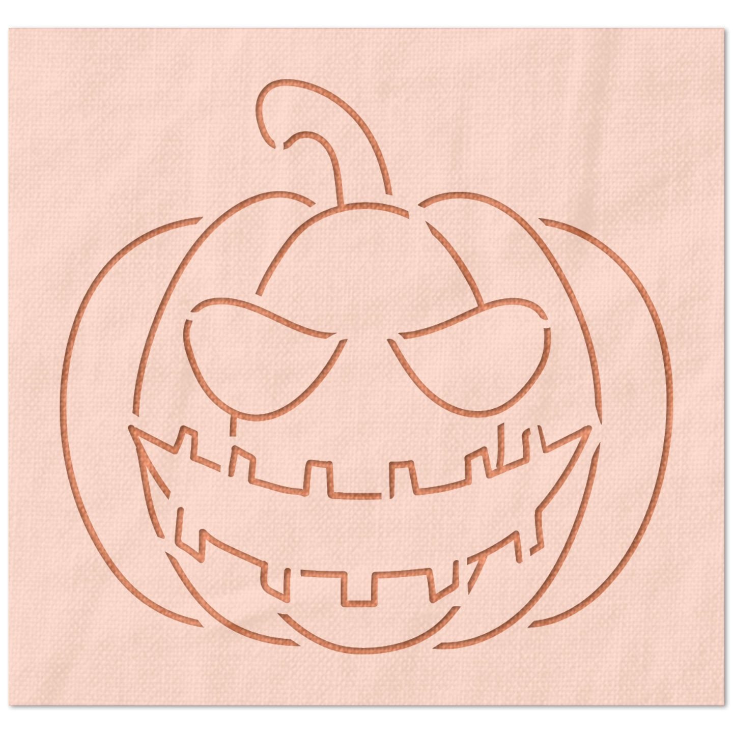 Jack-O-Lantern Pumpkin Stencil