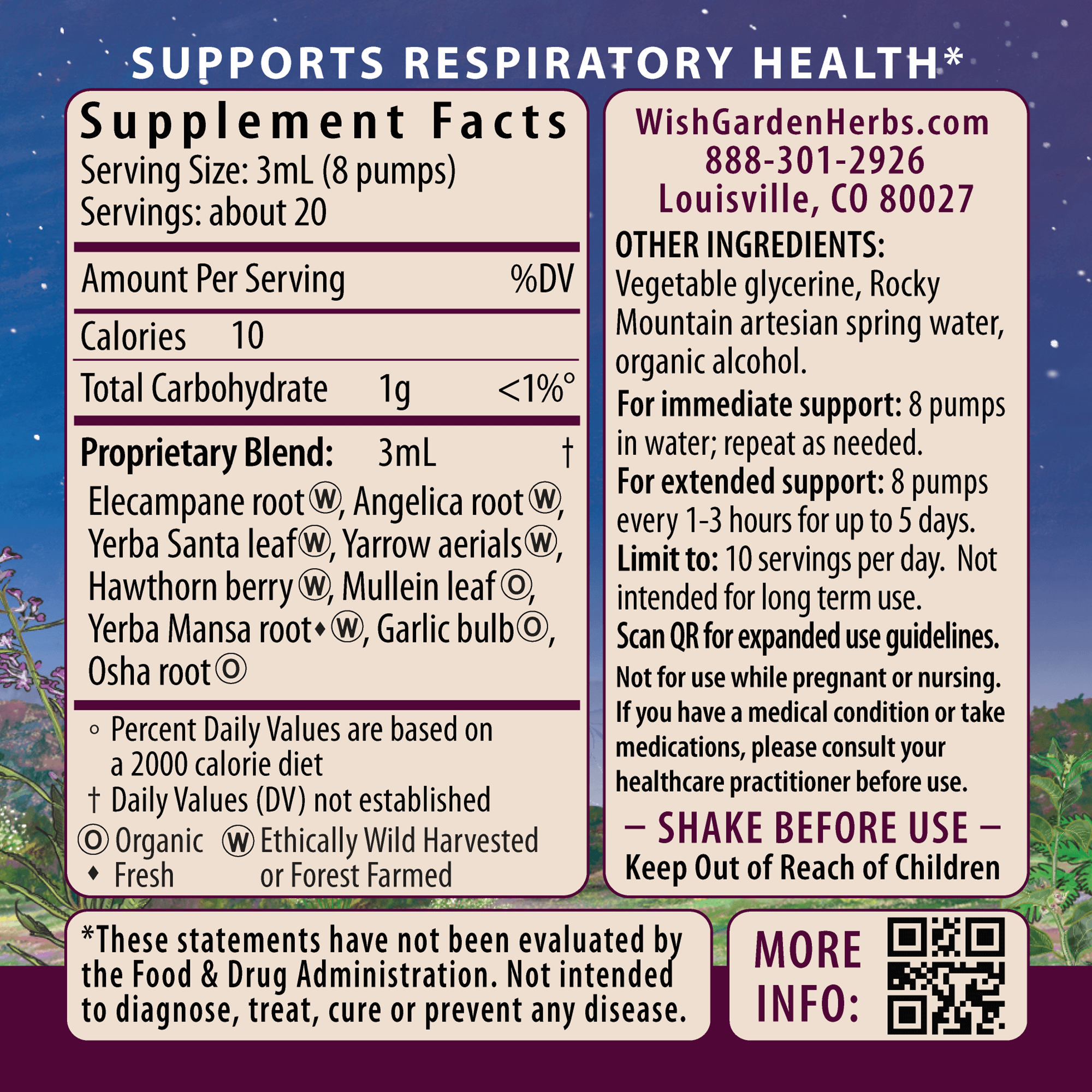 Deep Lung, Bronchial Support