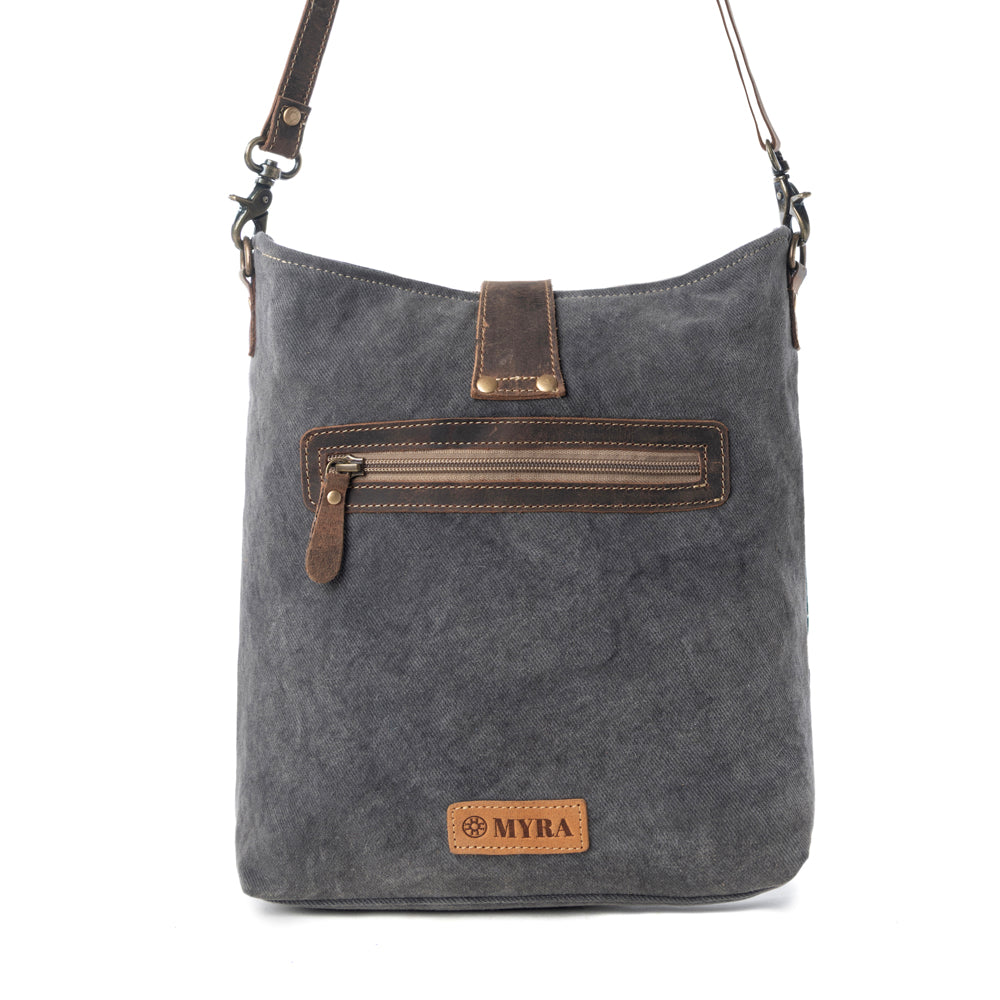 Myra Wovenstone Western shoulder Bag for Women in green with Aztec detail