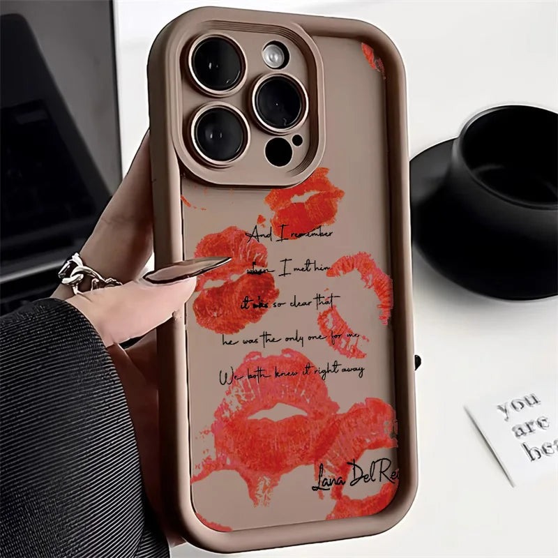 Sexy Girl Lips Silicone Phone Case