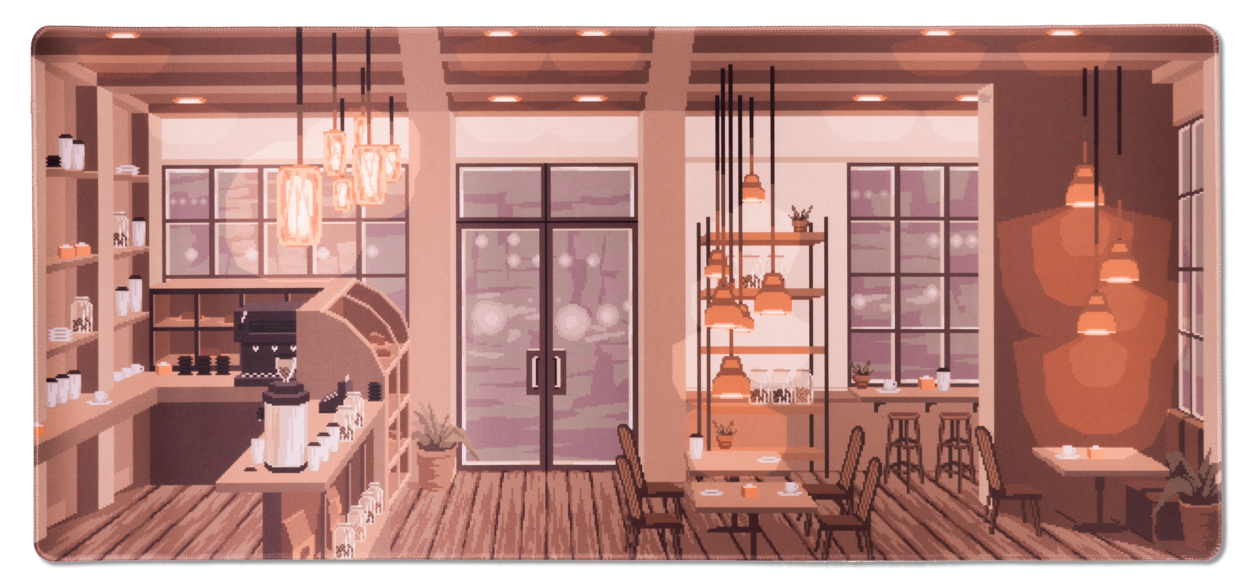 Coffee Shop Desk Mat V2