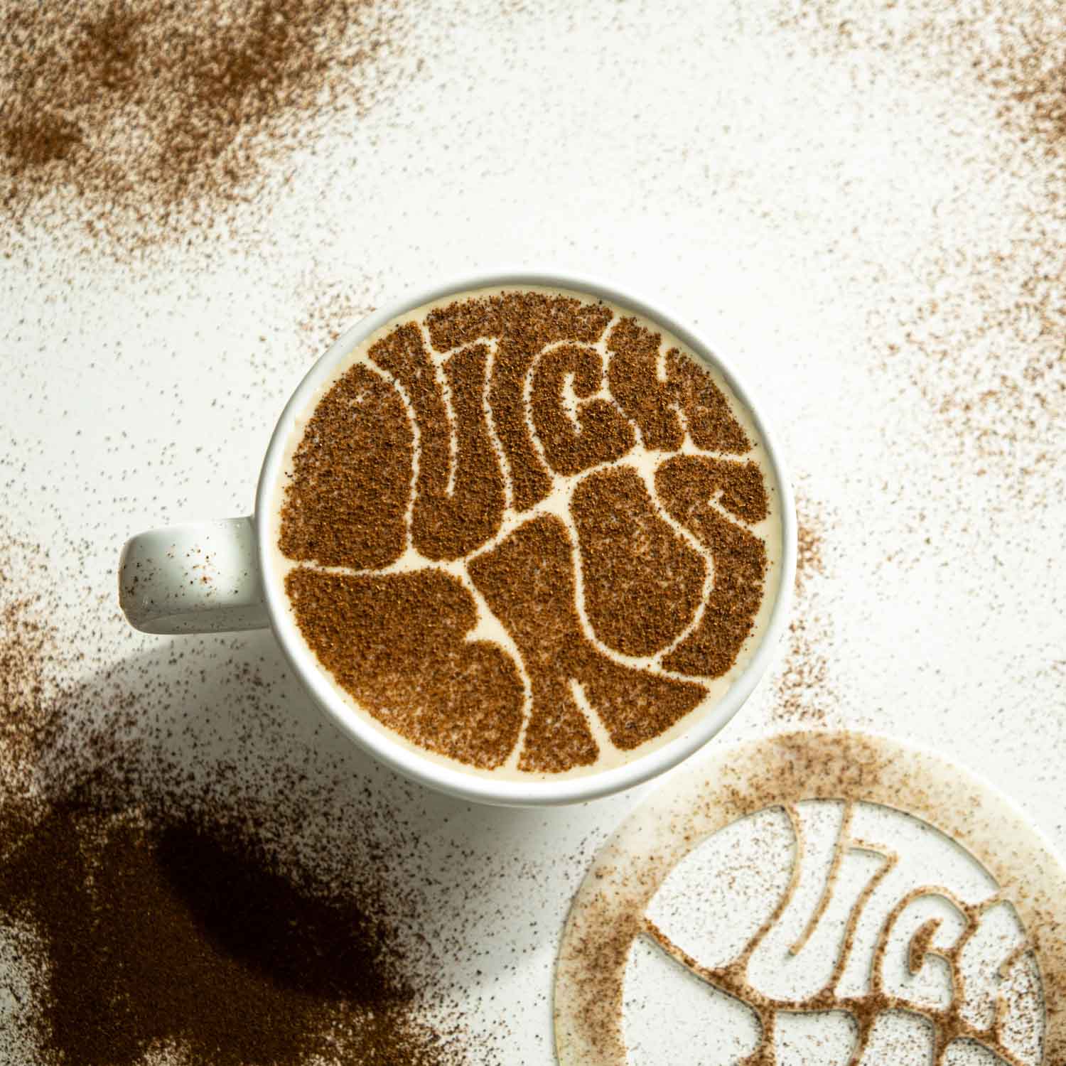 Custom Coffee Stencils