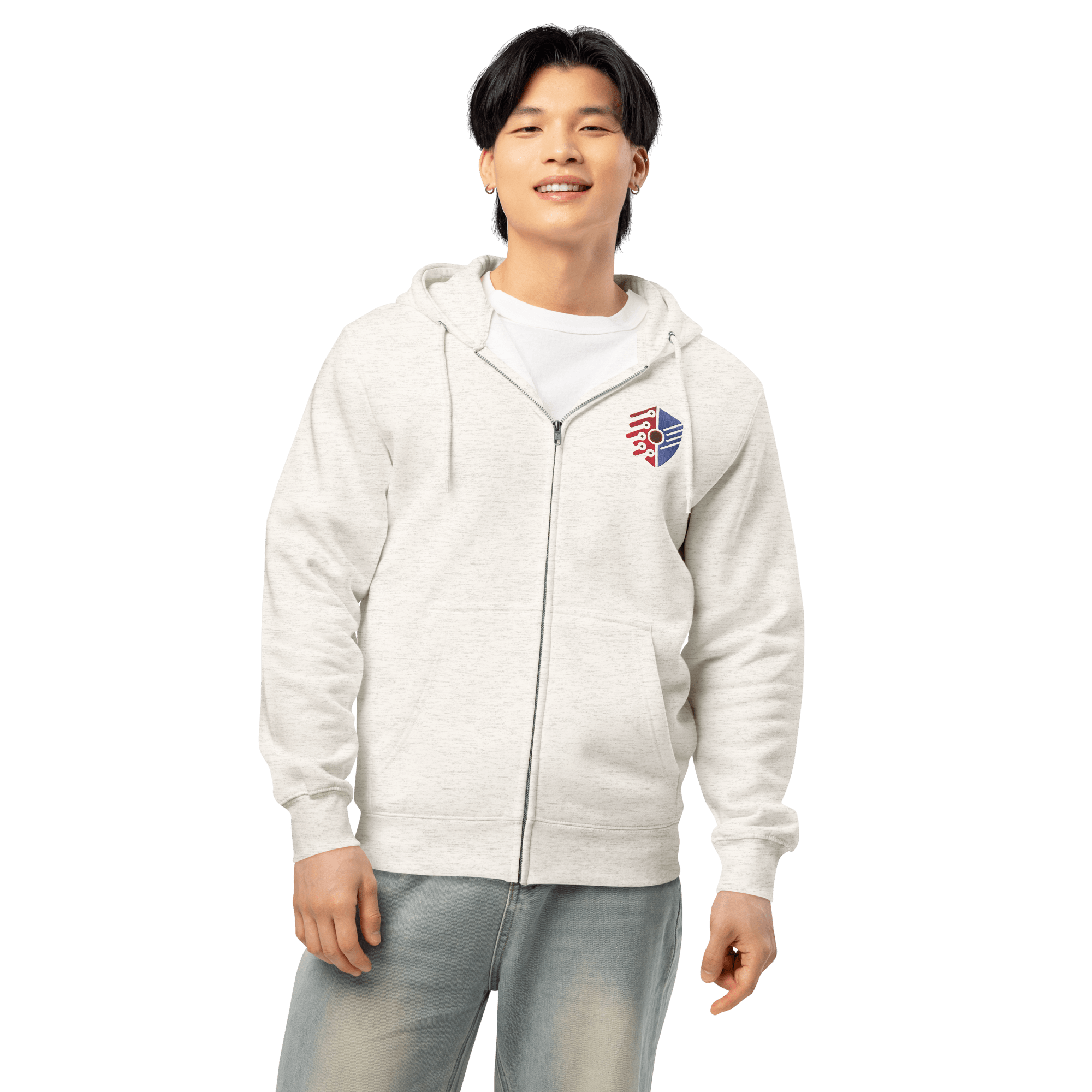 Cyber Shield Identity Premium Zip Hoodie – Cotton Blend
