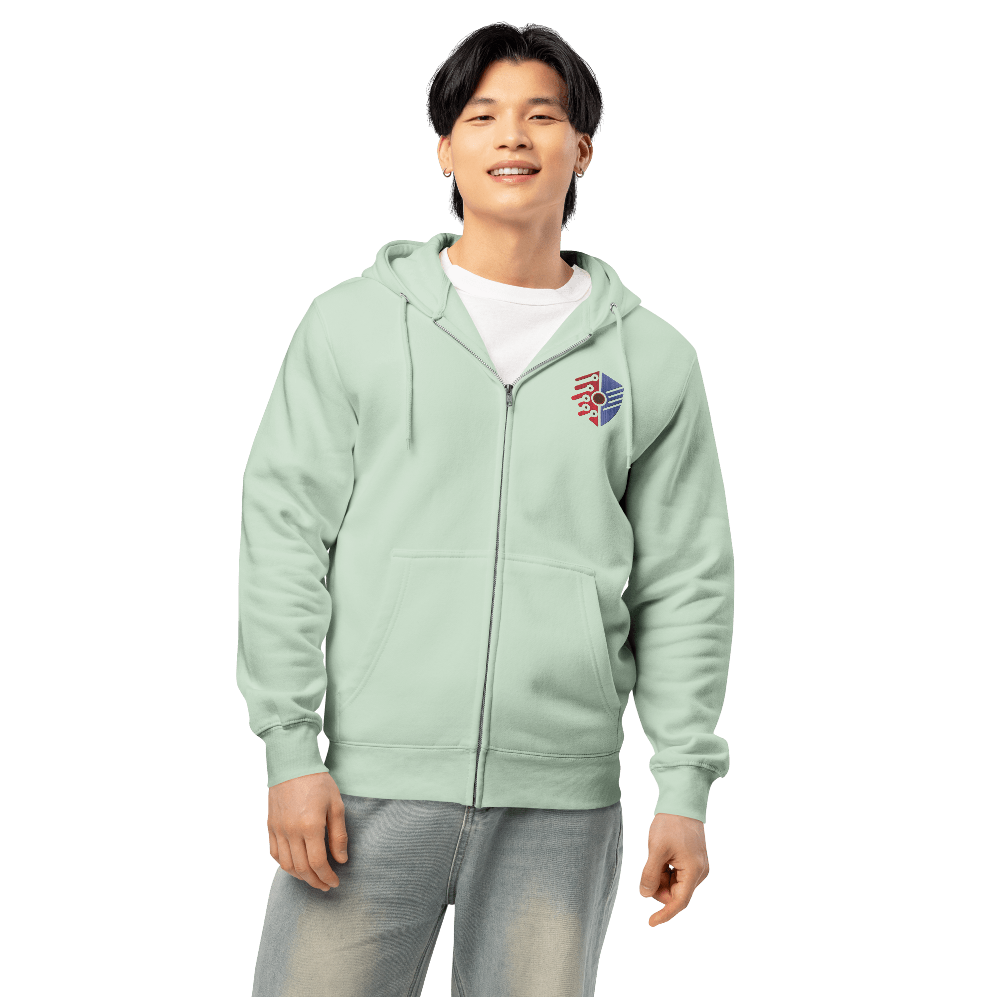 Cyber Shield Identity Premium Zip Hoodie – Cotton Blend