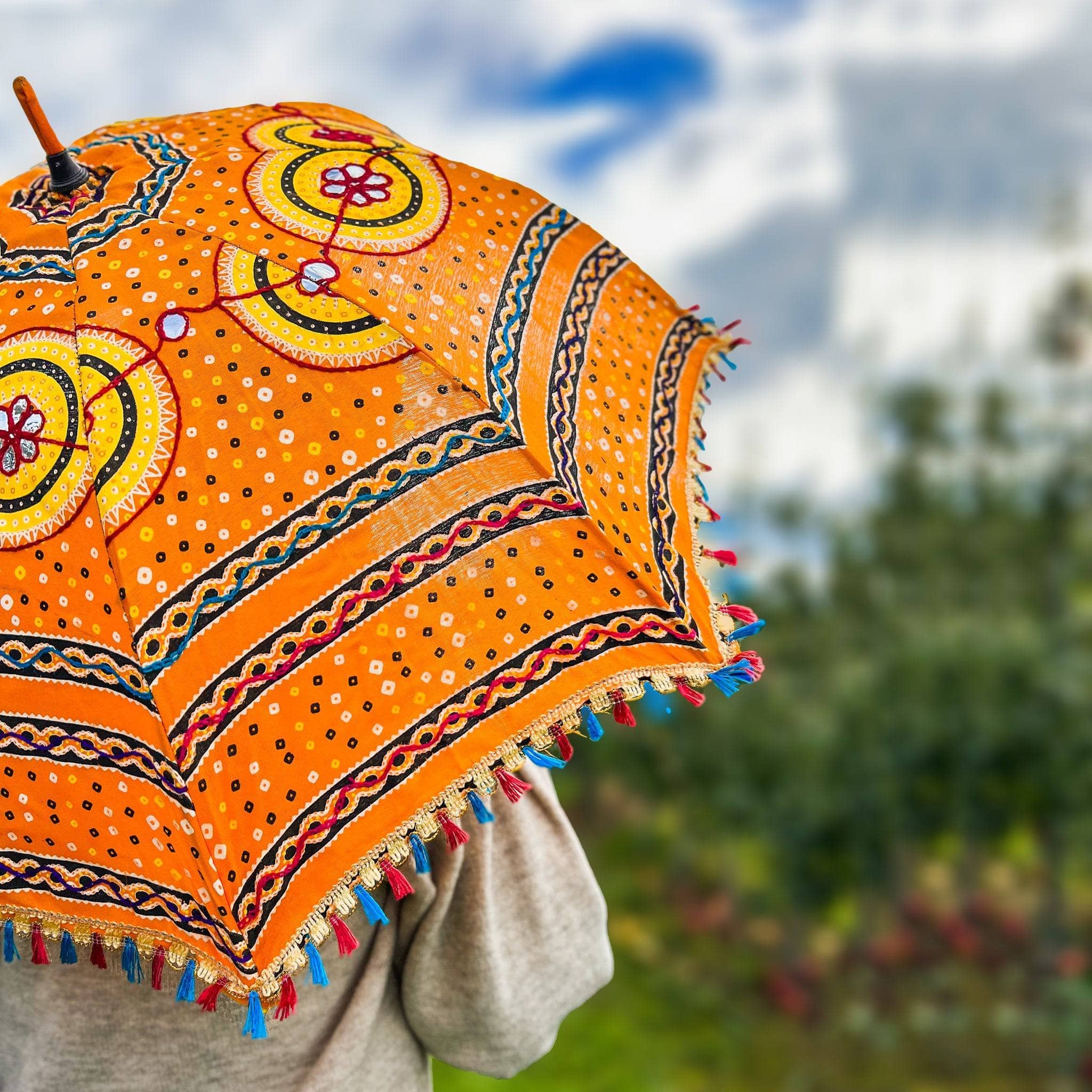 Embellished Parasol Umbrellas