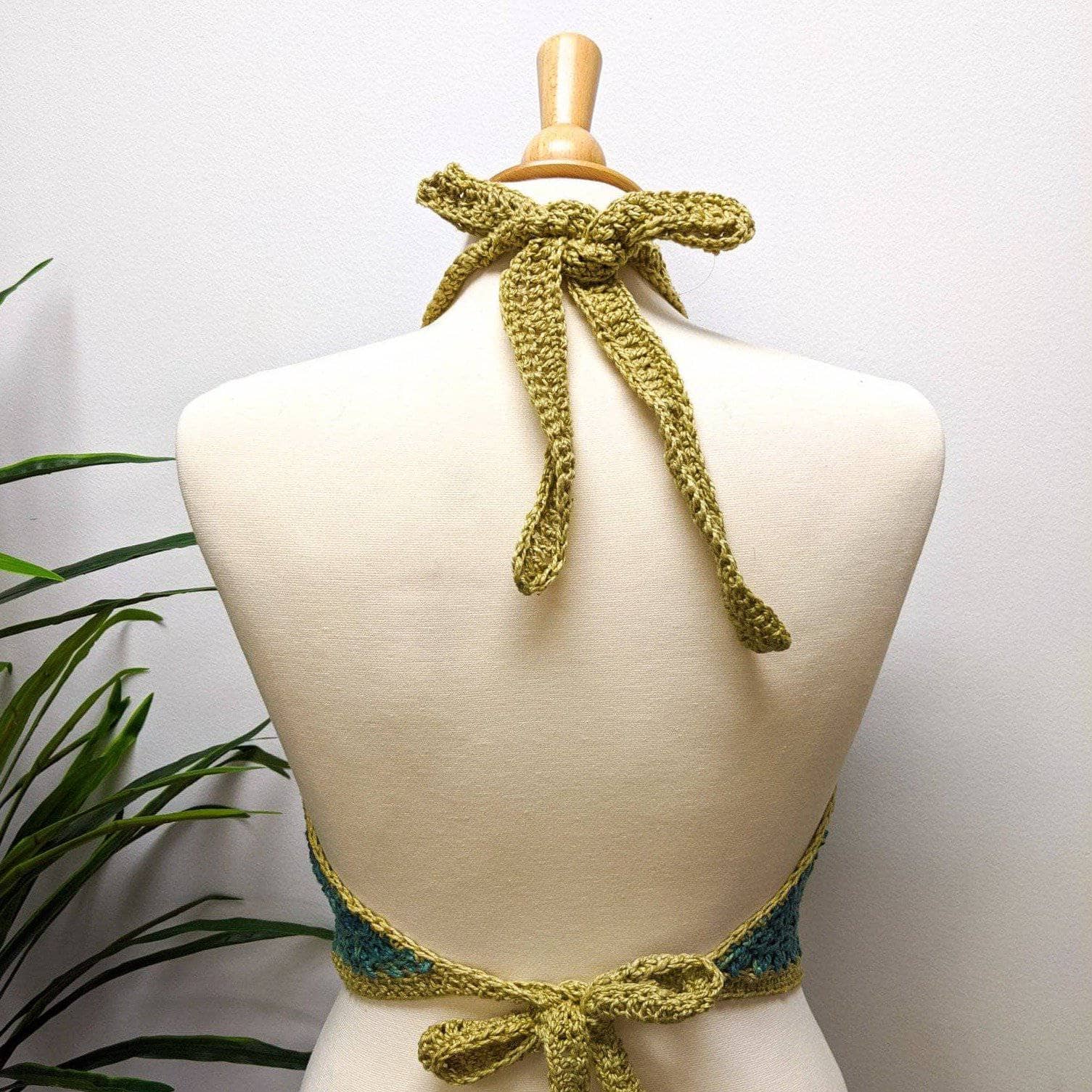 Halter Top Bralette Crochet Pattern