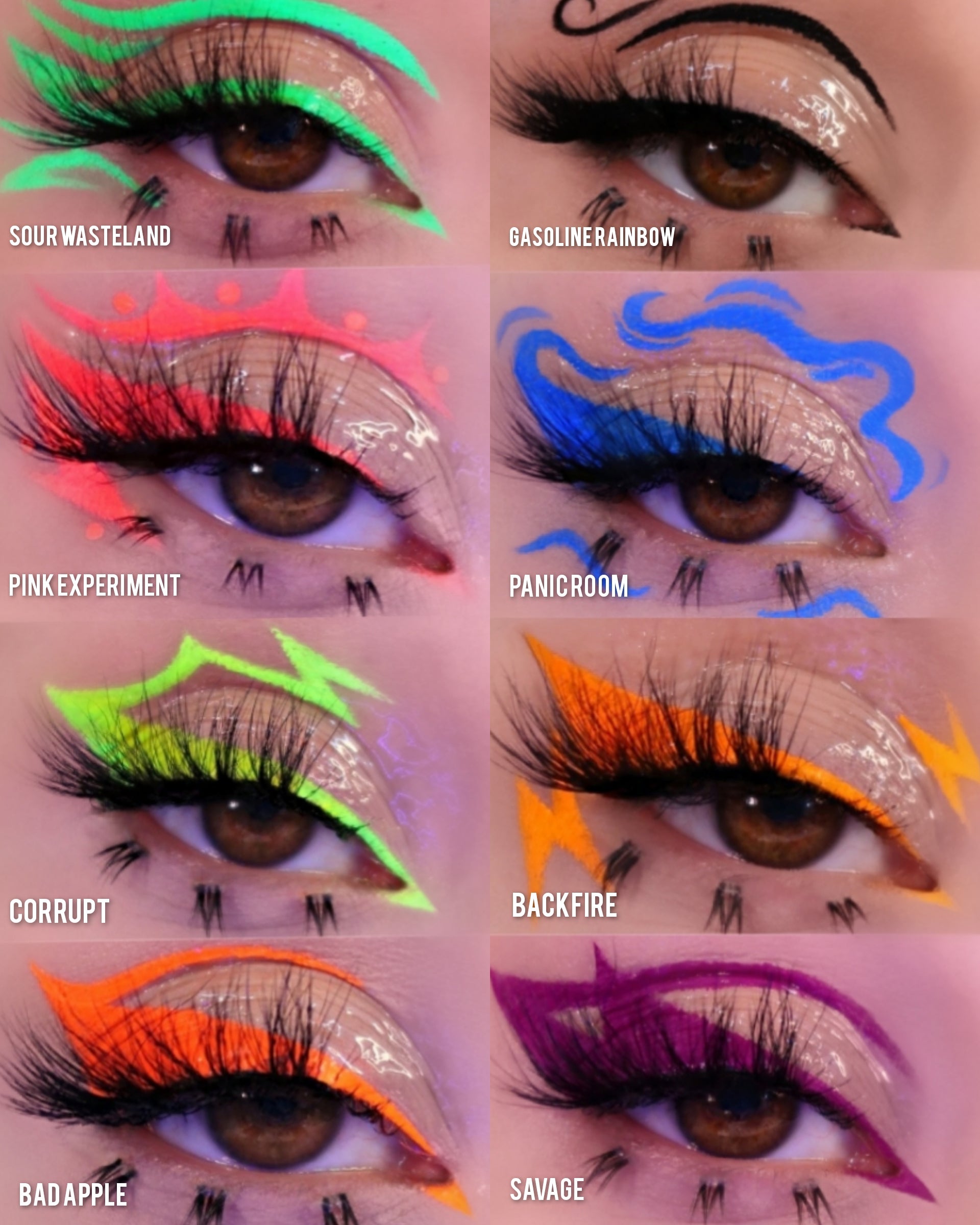 Toxic Waste Neon Eyeliner Collection