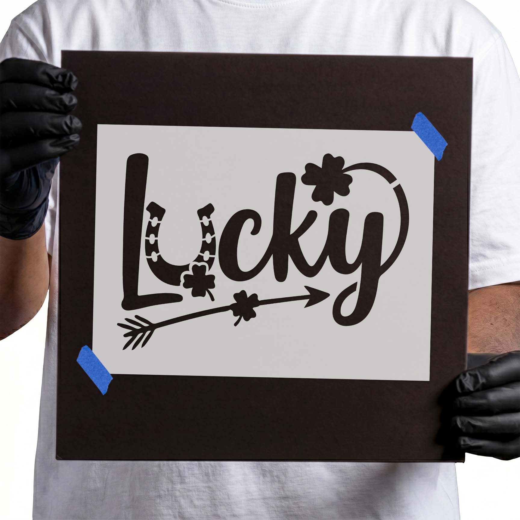 St. Patrick's Day Lucky Stencil