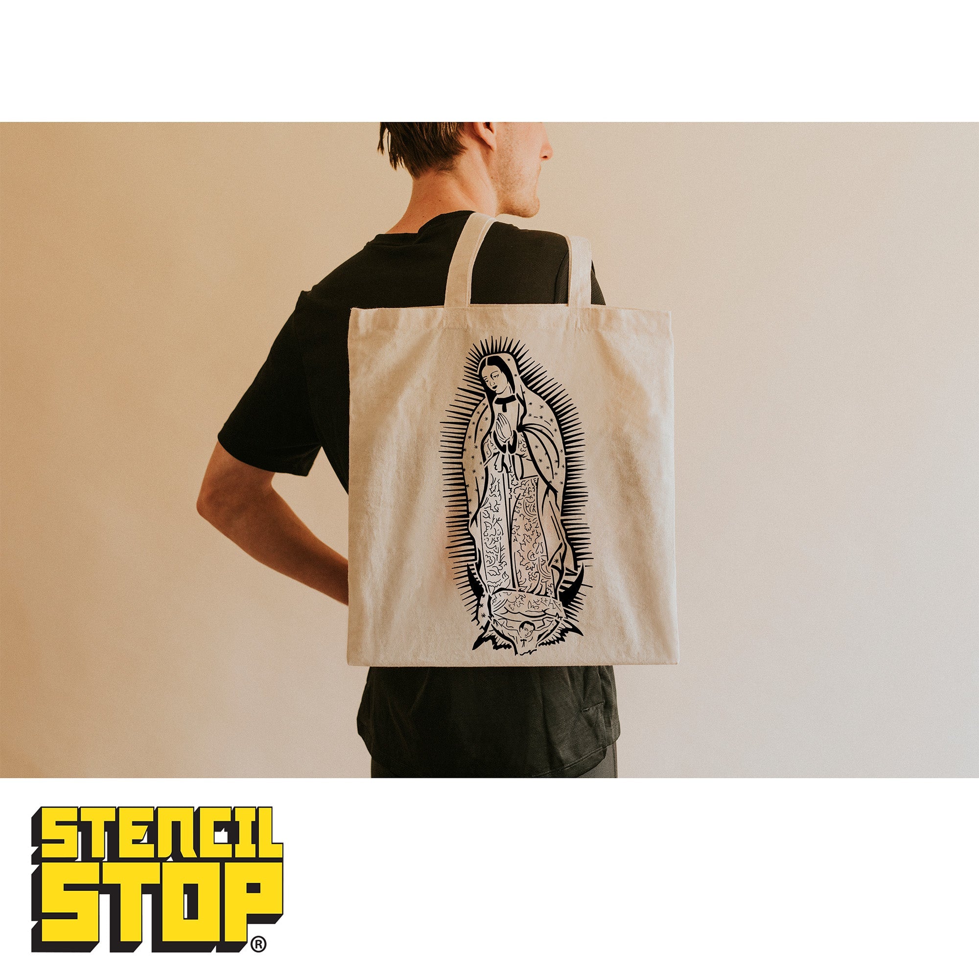 Our Lady of Guadalupe Stencil