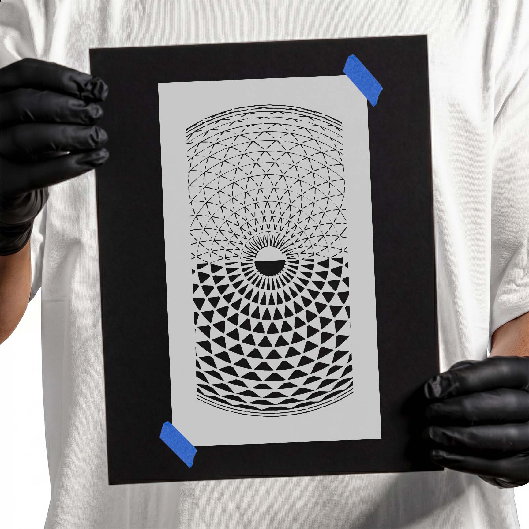 Mandala Pattern Stencil