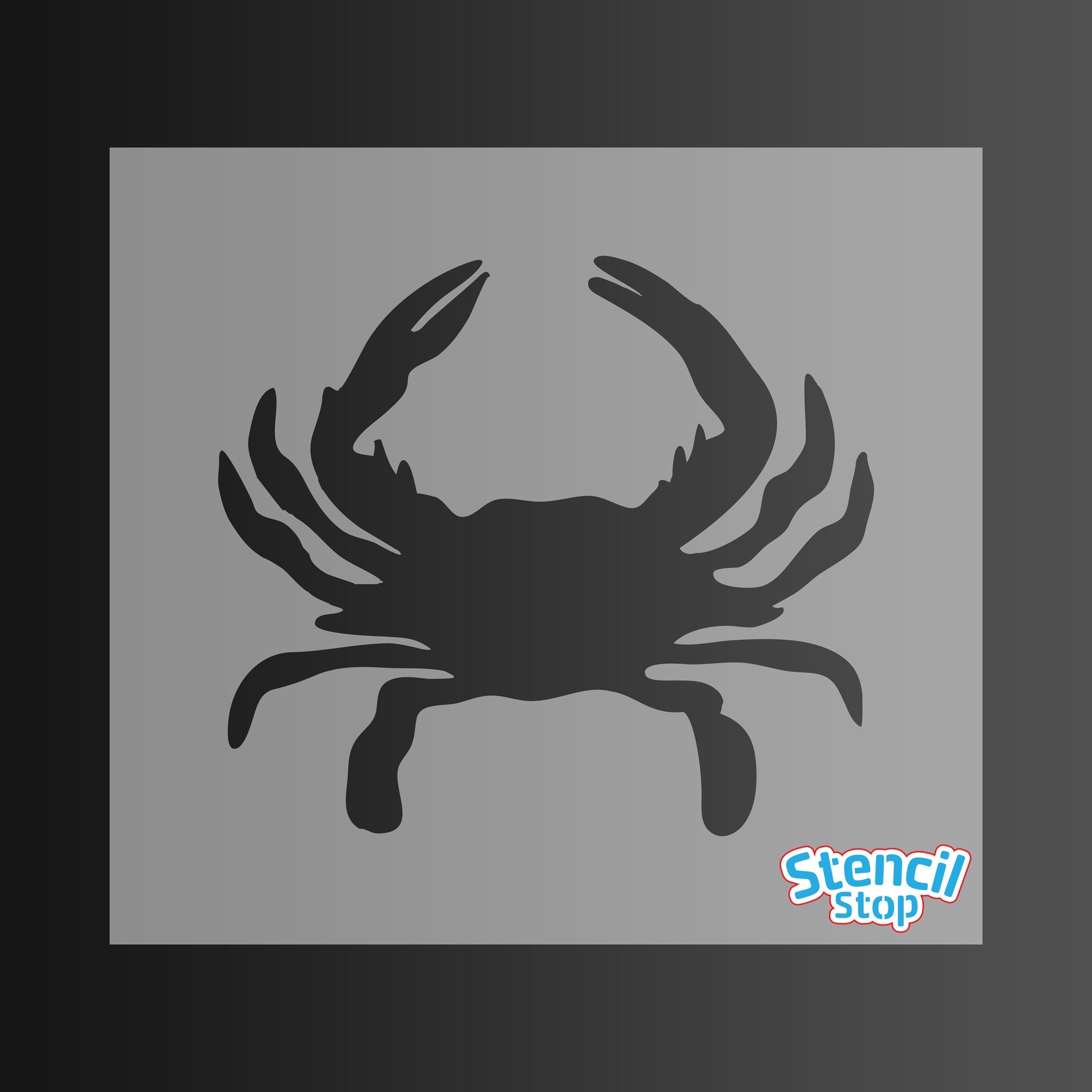 Maryland / Baltimore Crab Logo Stencil