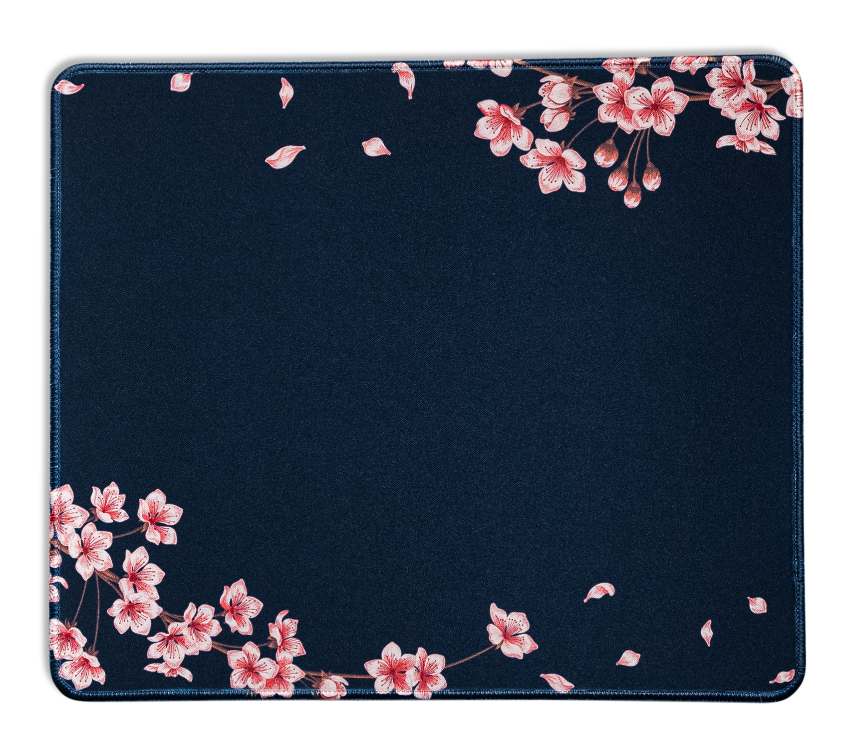 Navy Blossom Desk Mat