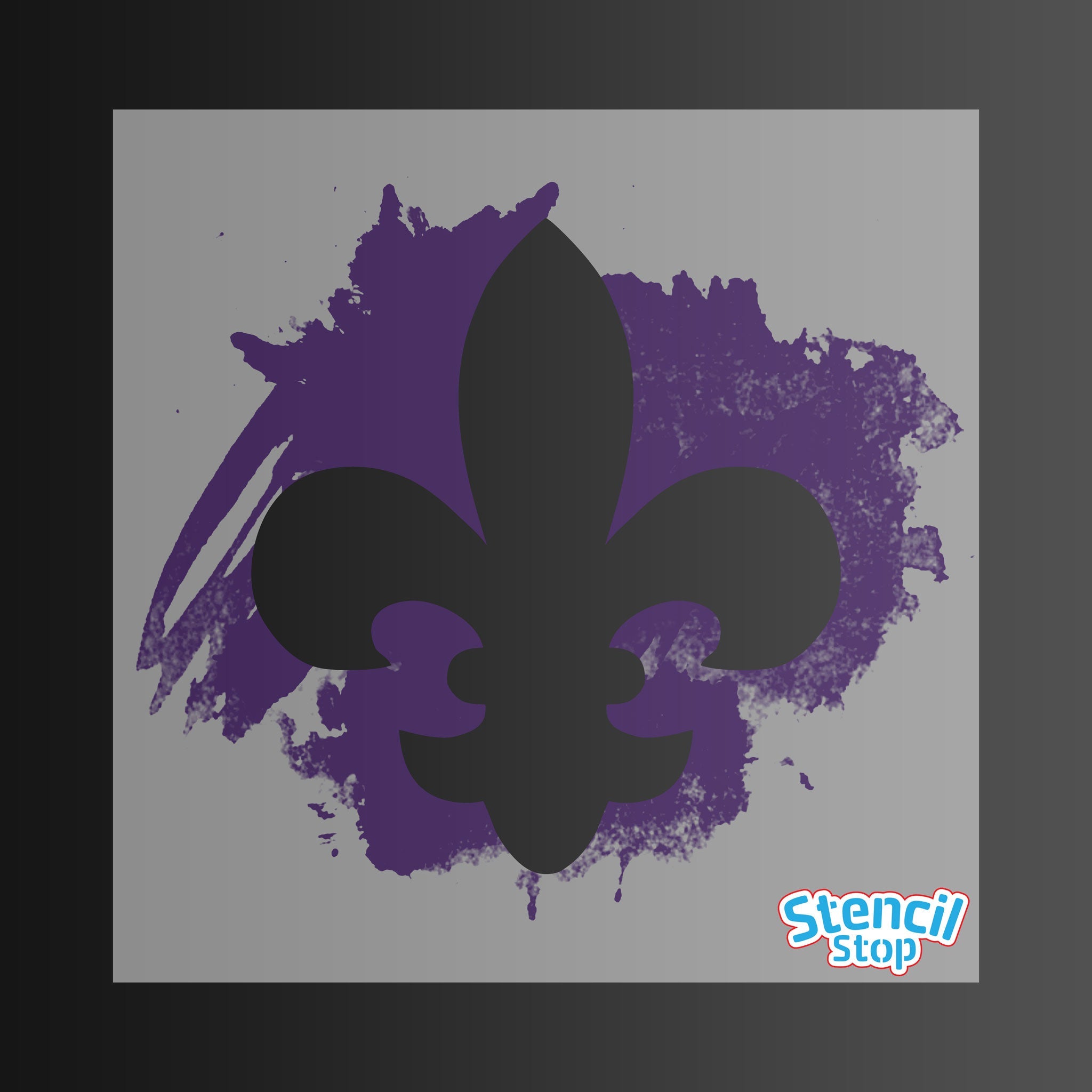 New Orleans Fleur-de-lis Stencil