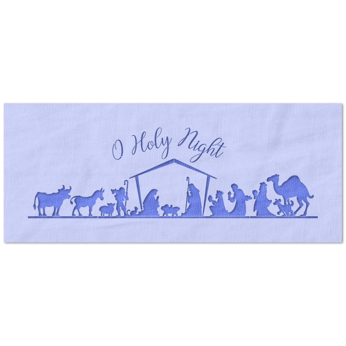 O Holy Night Nativity Scene Stencil