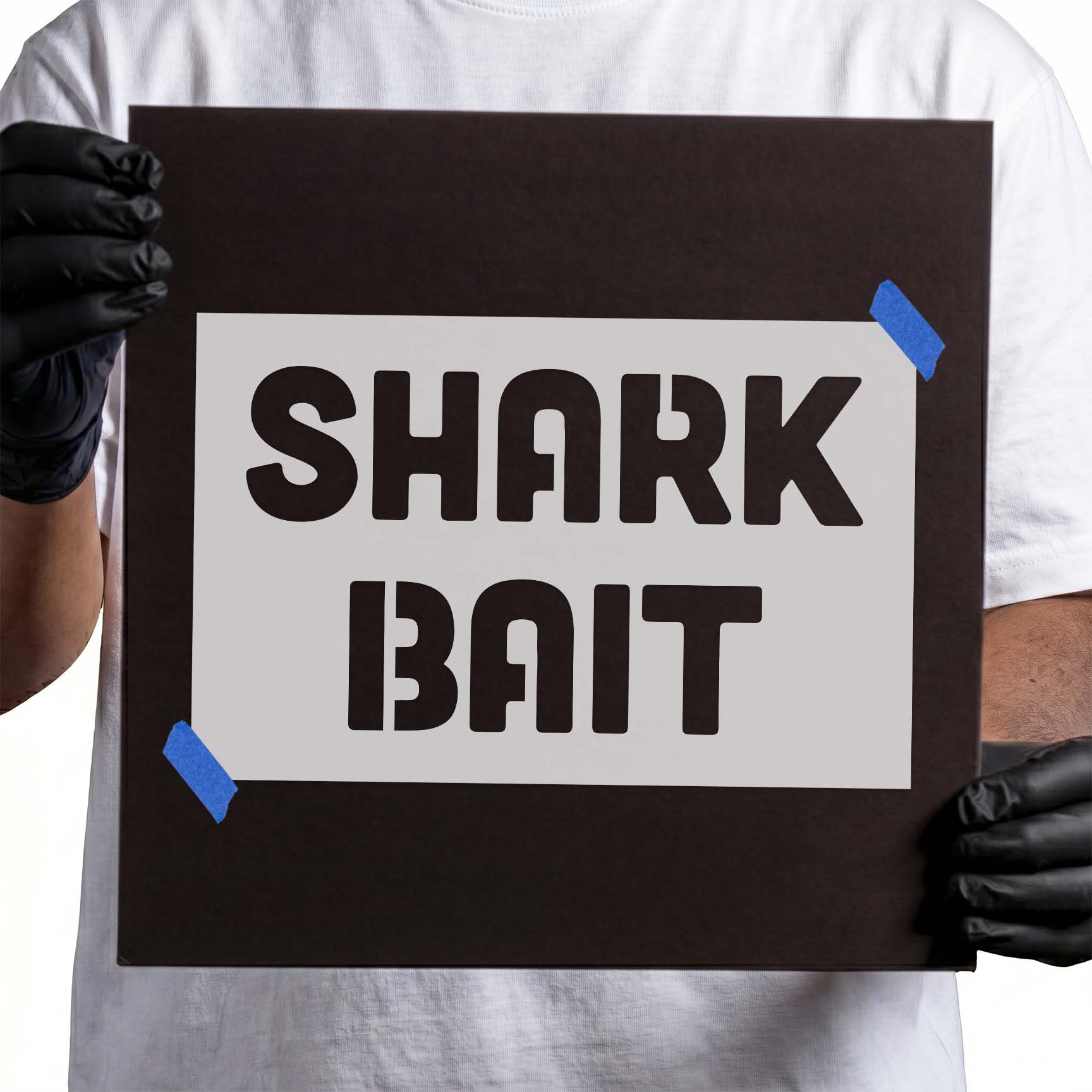 Shark Bait Stencil