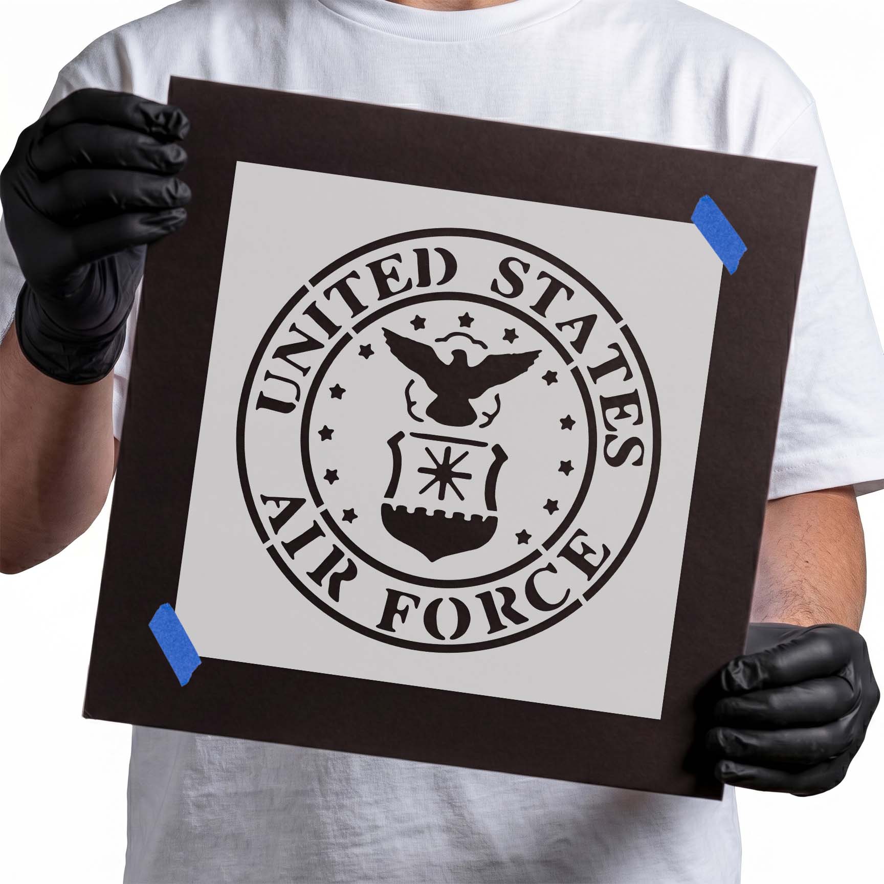 United States Air Force Crest Stencil