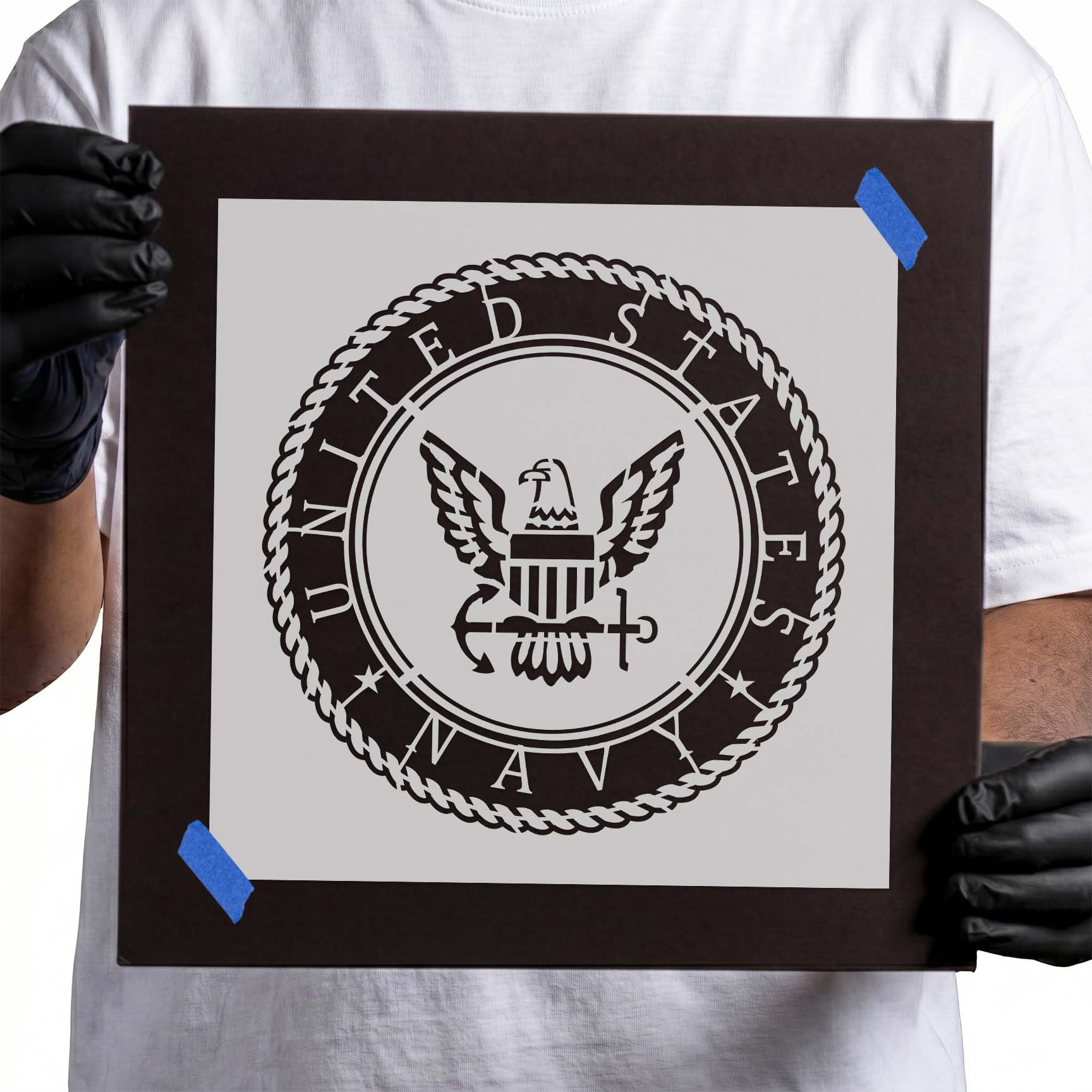 United States Navy Symbol Stencil