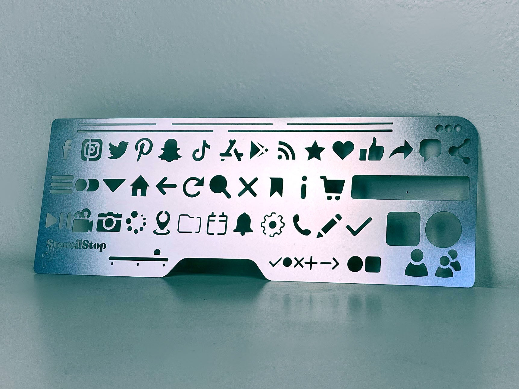 UX Design Stencil, Stainless Steel